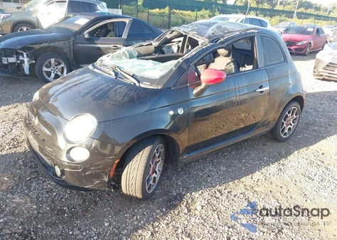 2012 Fiat 500 Sport from USA, damaged, VIN 3C3CFFBR3CT109039